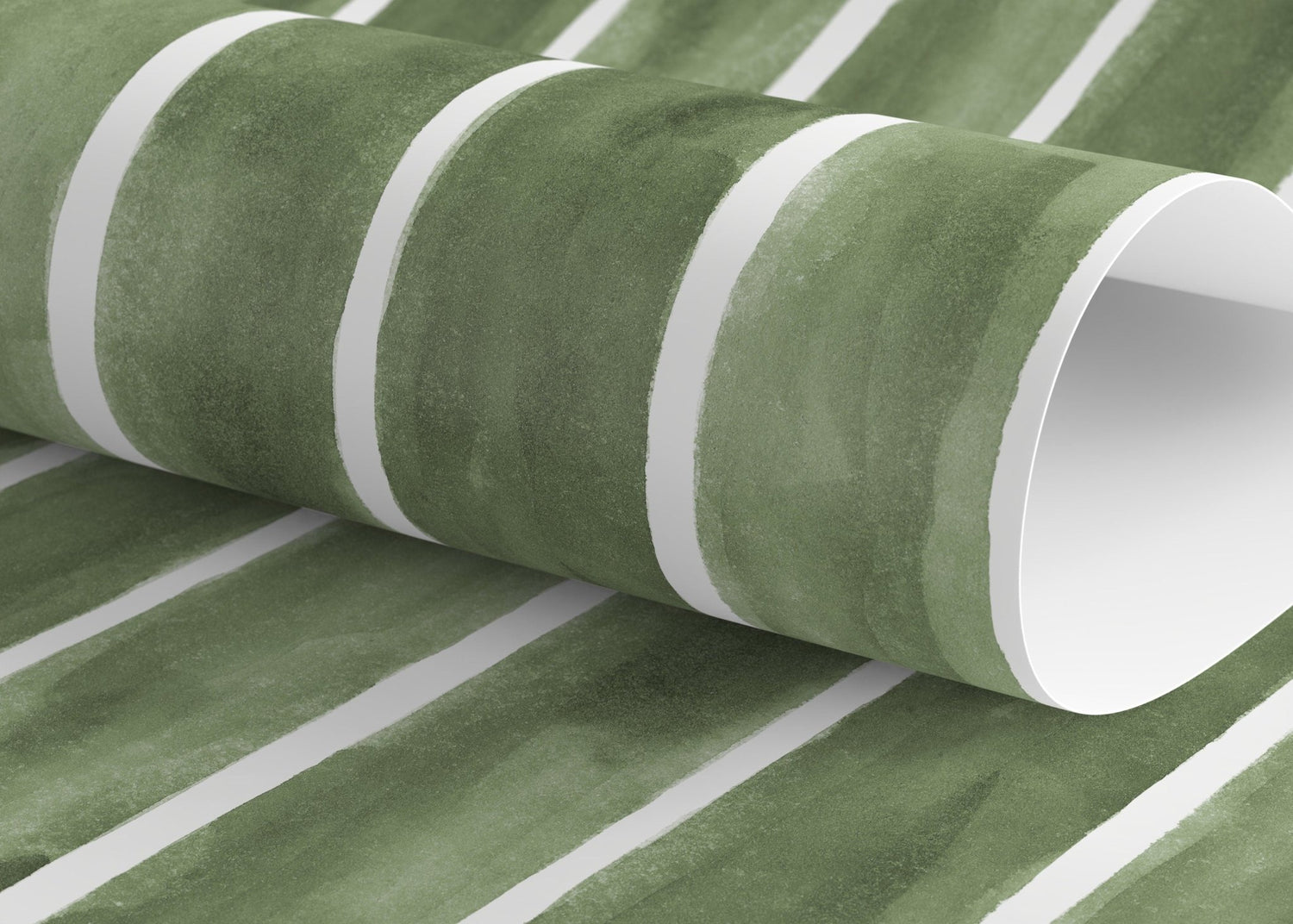 Abstract Watercolor Stripes Wallpaper - D325 - WallTrend