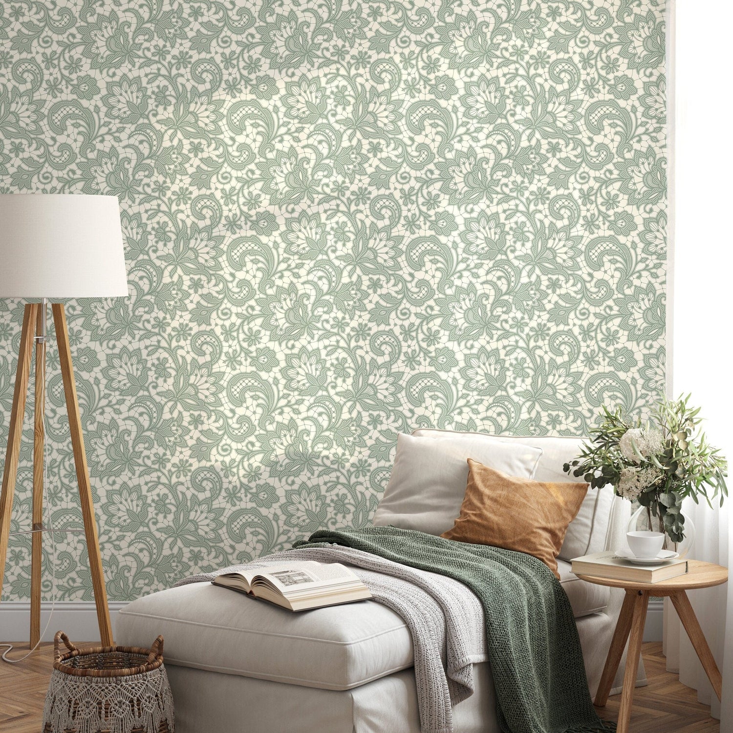Elegant Paisley Wallpaper - D213 - WallTrend