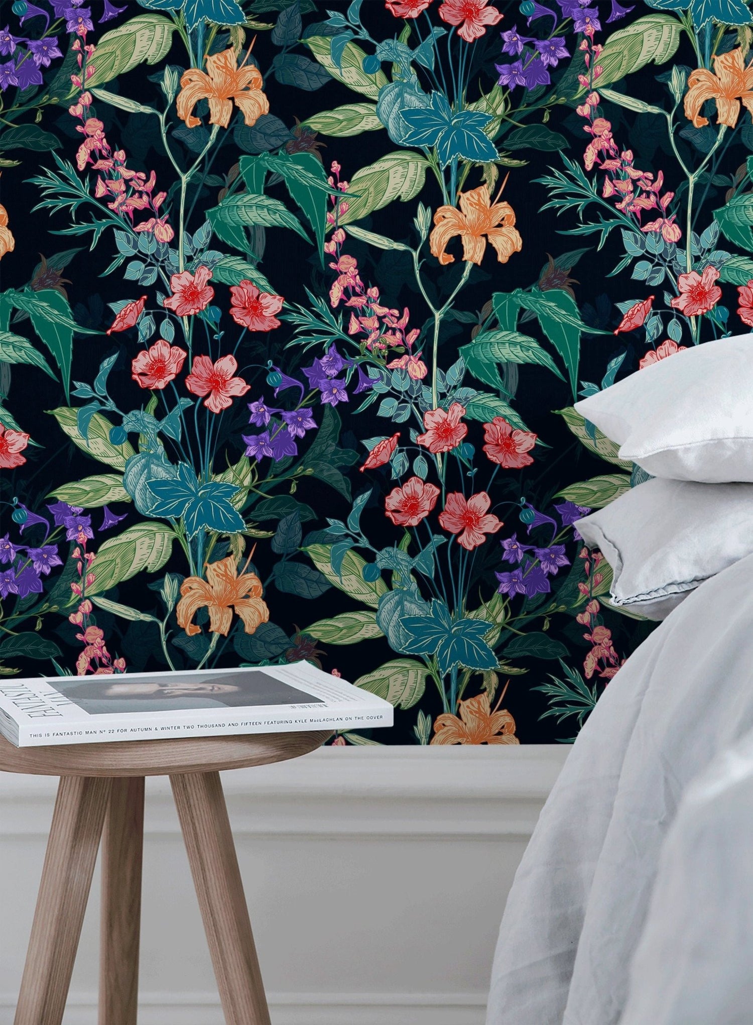 Floral Bouquet Elegance Wallpaper - B849 - WallTrend