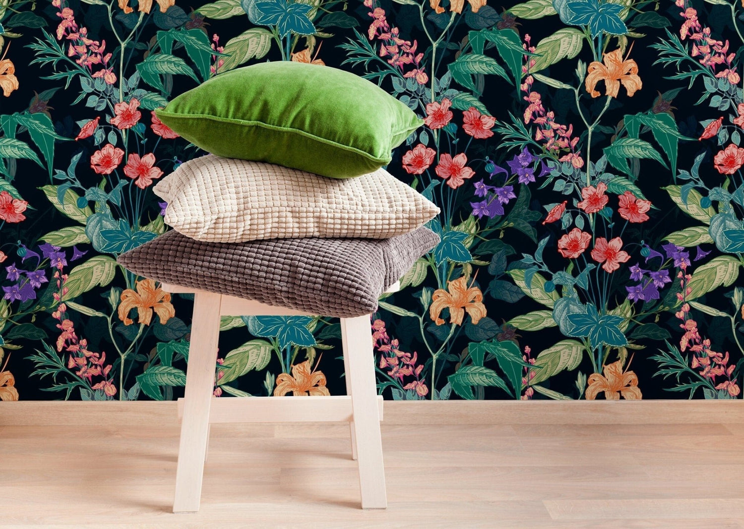Floral Bouquet Elegance Wallpaper - B849 - WallTrend