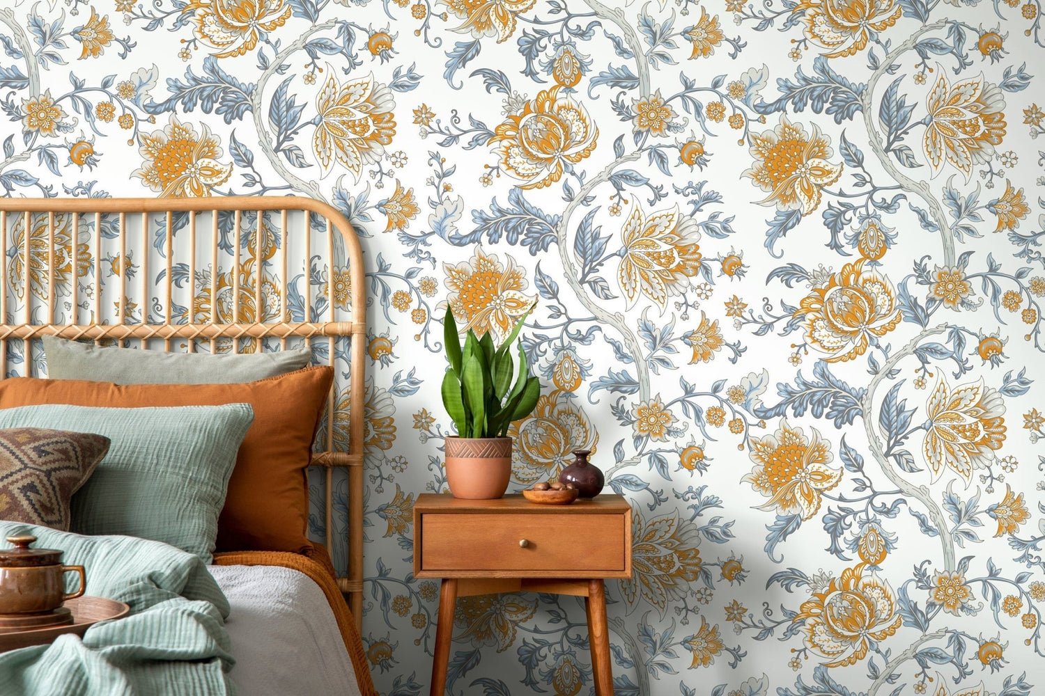 Floral Elegance Wallpaper - D127 - WallTrend