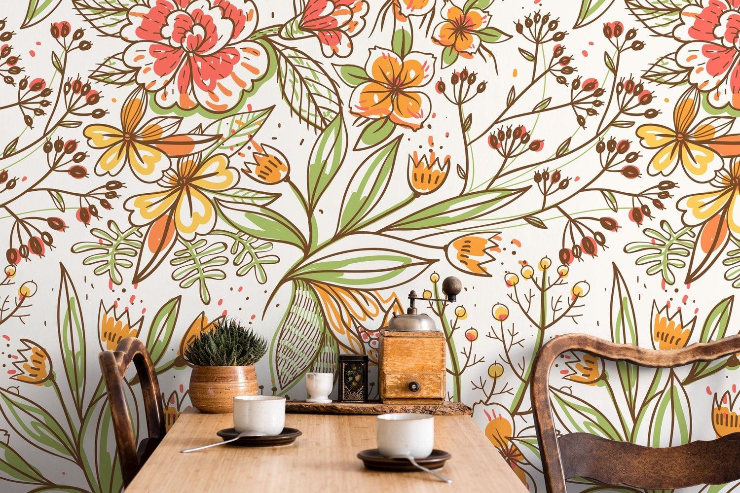 Floral Essence Wallpaper - D141 - WallTrend