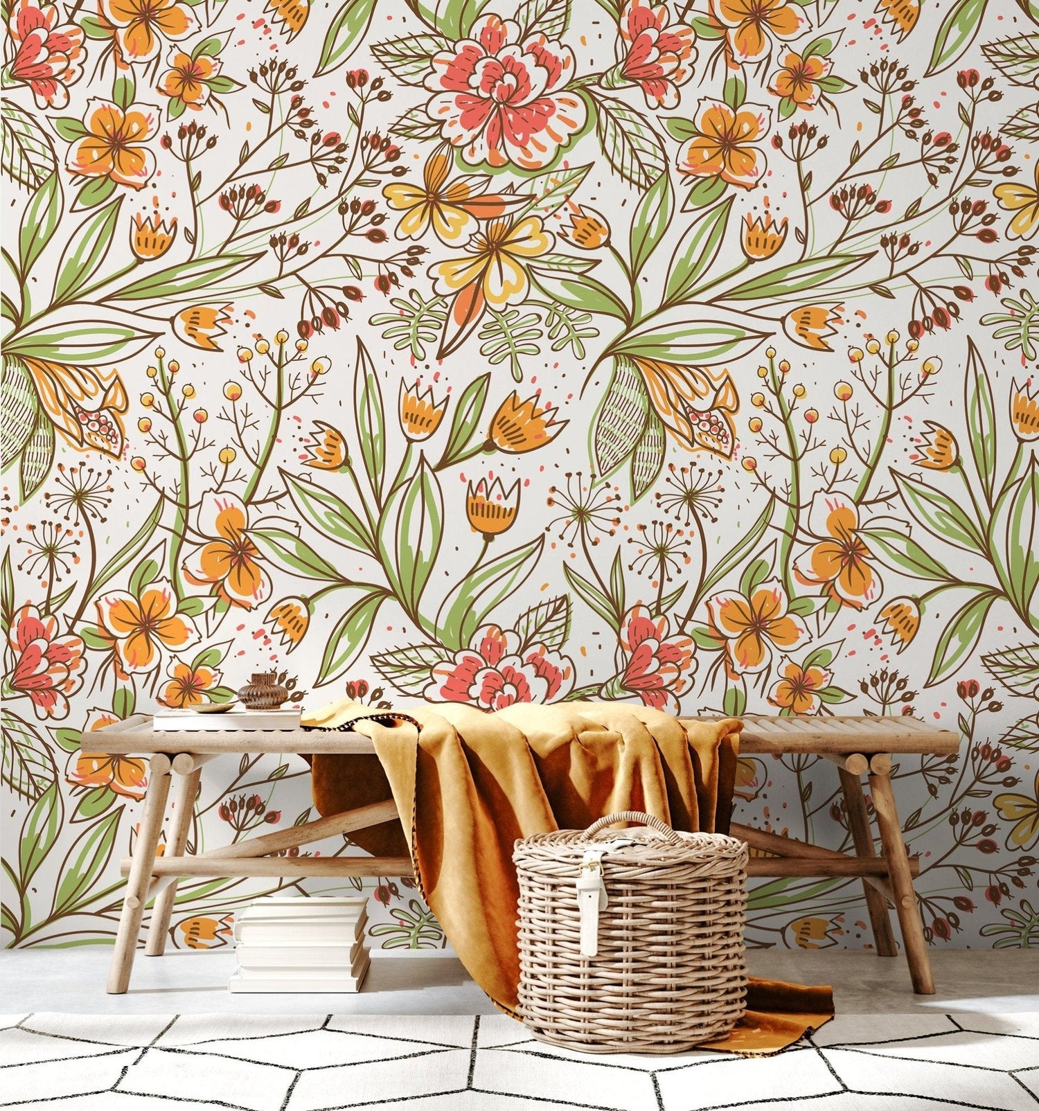 Floral Essence Wallpaper - D141 - WallTrend