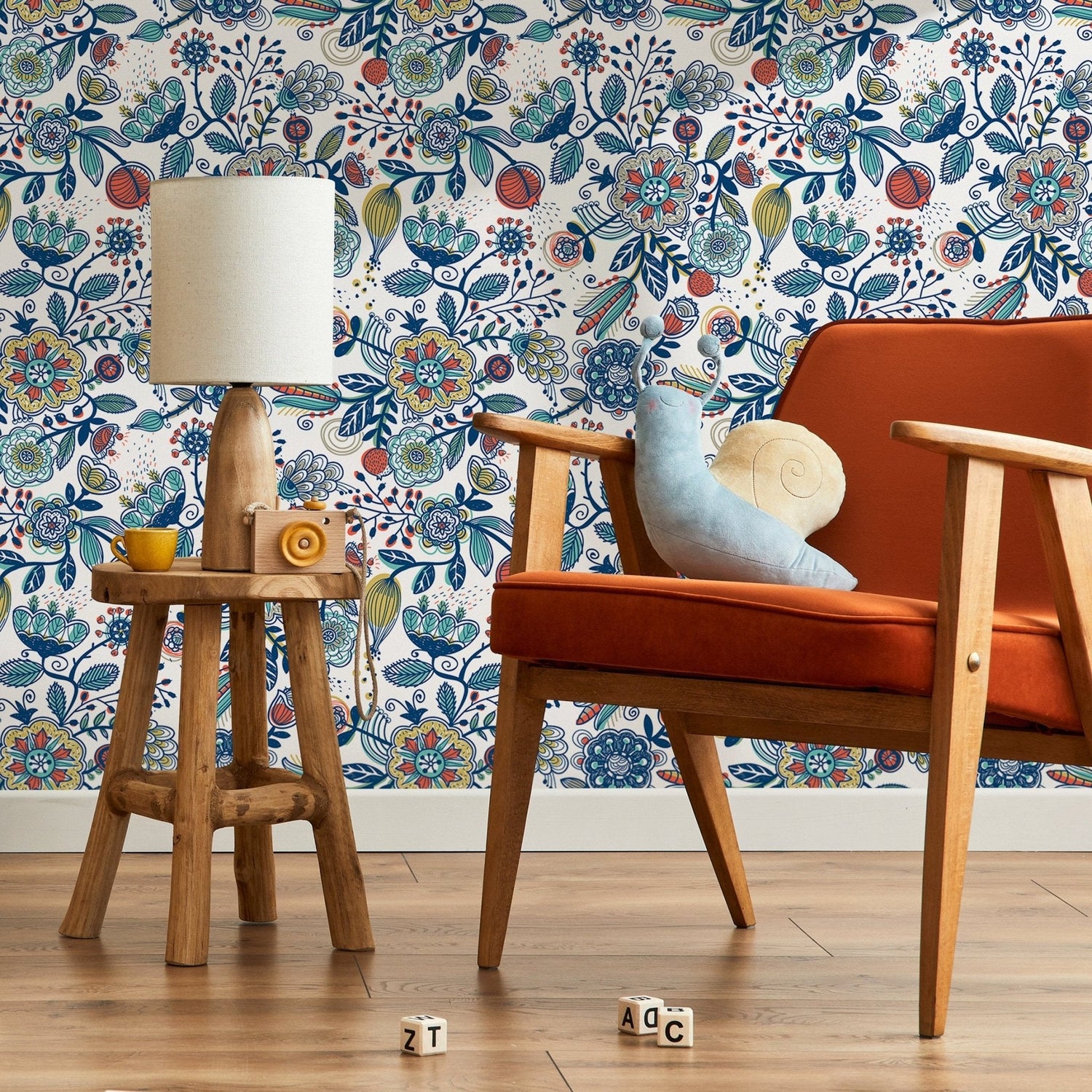 Floral Harmony Wallpaper - A272 - WallTrend