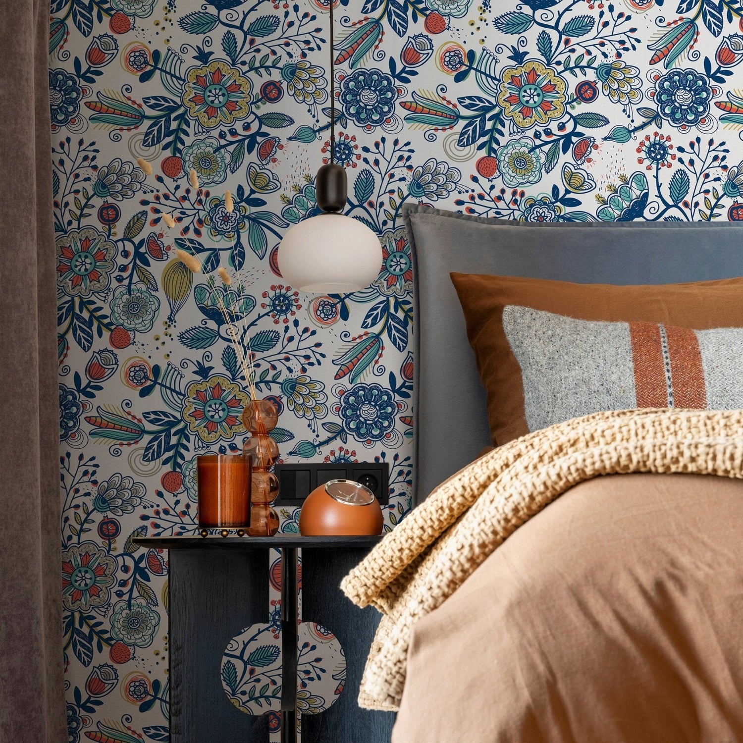 Floral Harmony Wallpaper - A272 - WallTrend