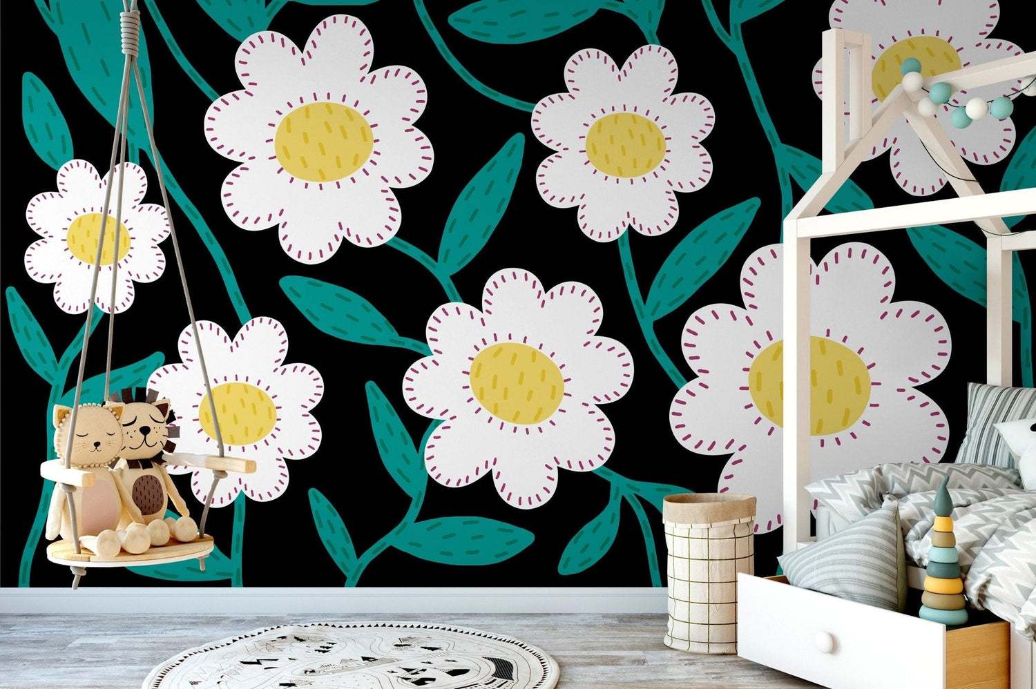 Floral Meadow Wallpaper - C472 - WallTrend