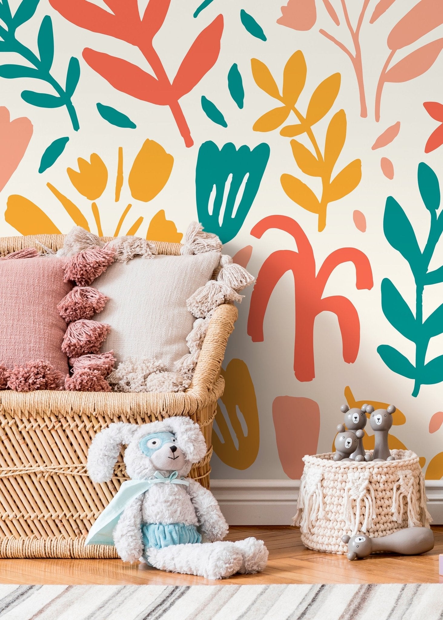Floral Spring Bloom Wallpaper - D371 - WallTrend