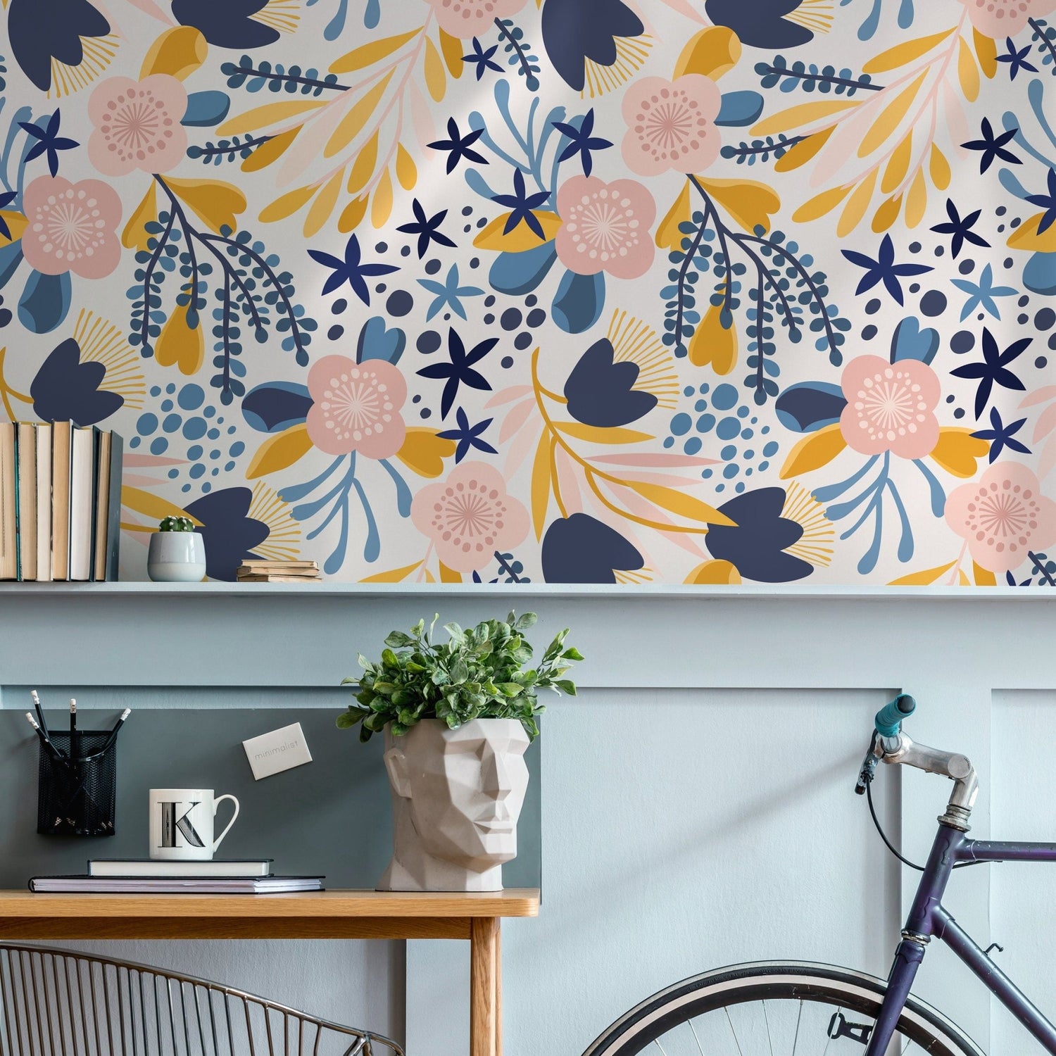 Floral Symphony Wallpaper - A714 - WallTrend