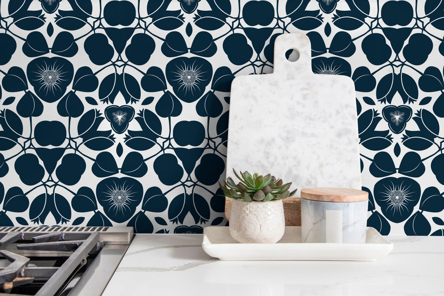Floral Symphony Wallpaper - X044 - WallTrend