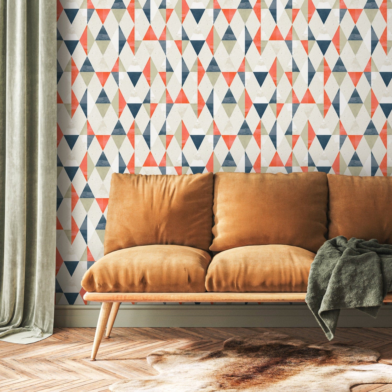 Geometric Artistry Wallpaper - A412 - WallTrend