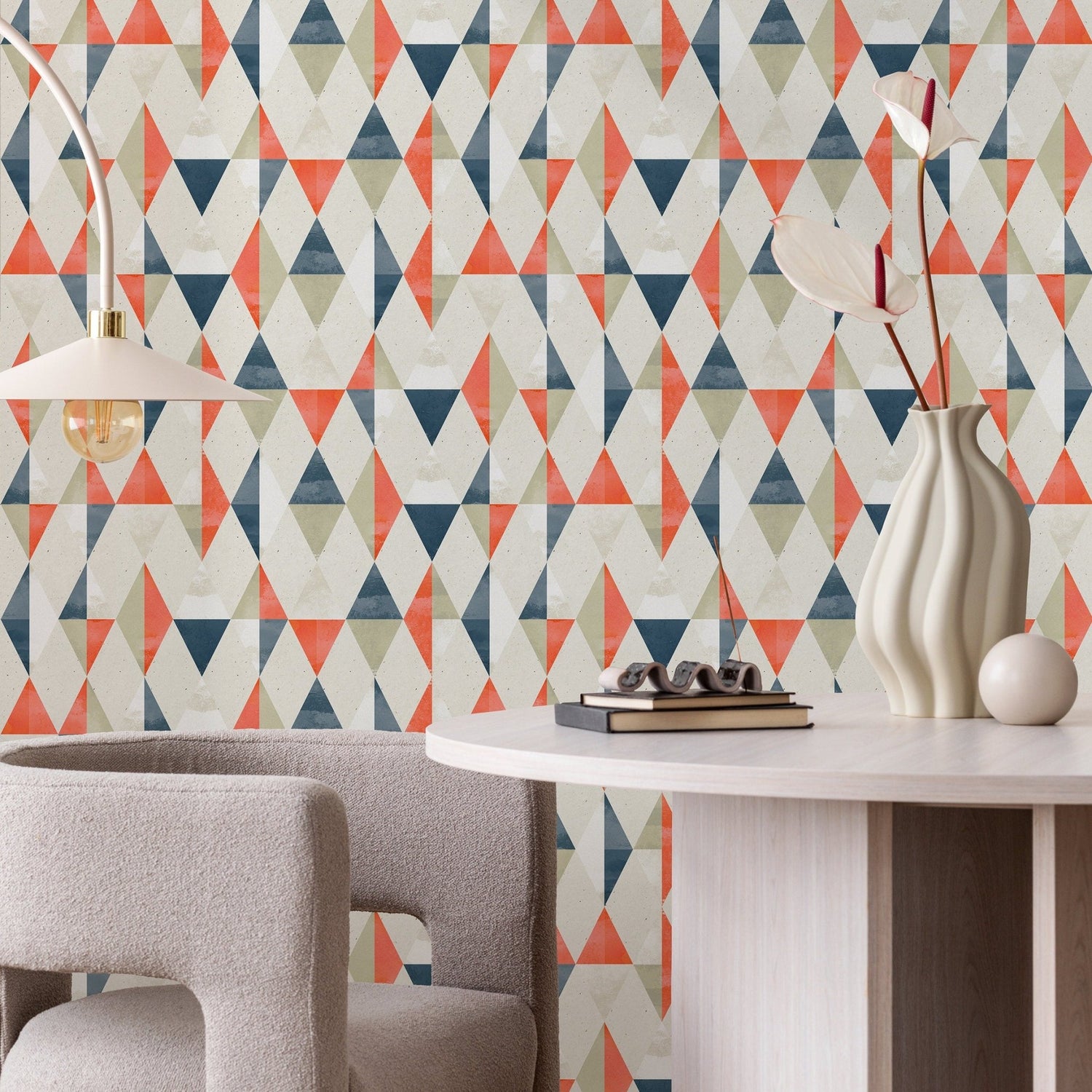 Geometric Artistry Wallpaper - A412 - WallTrend
