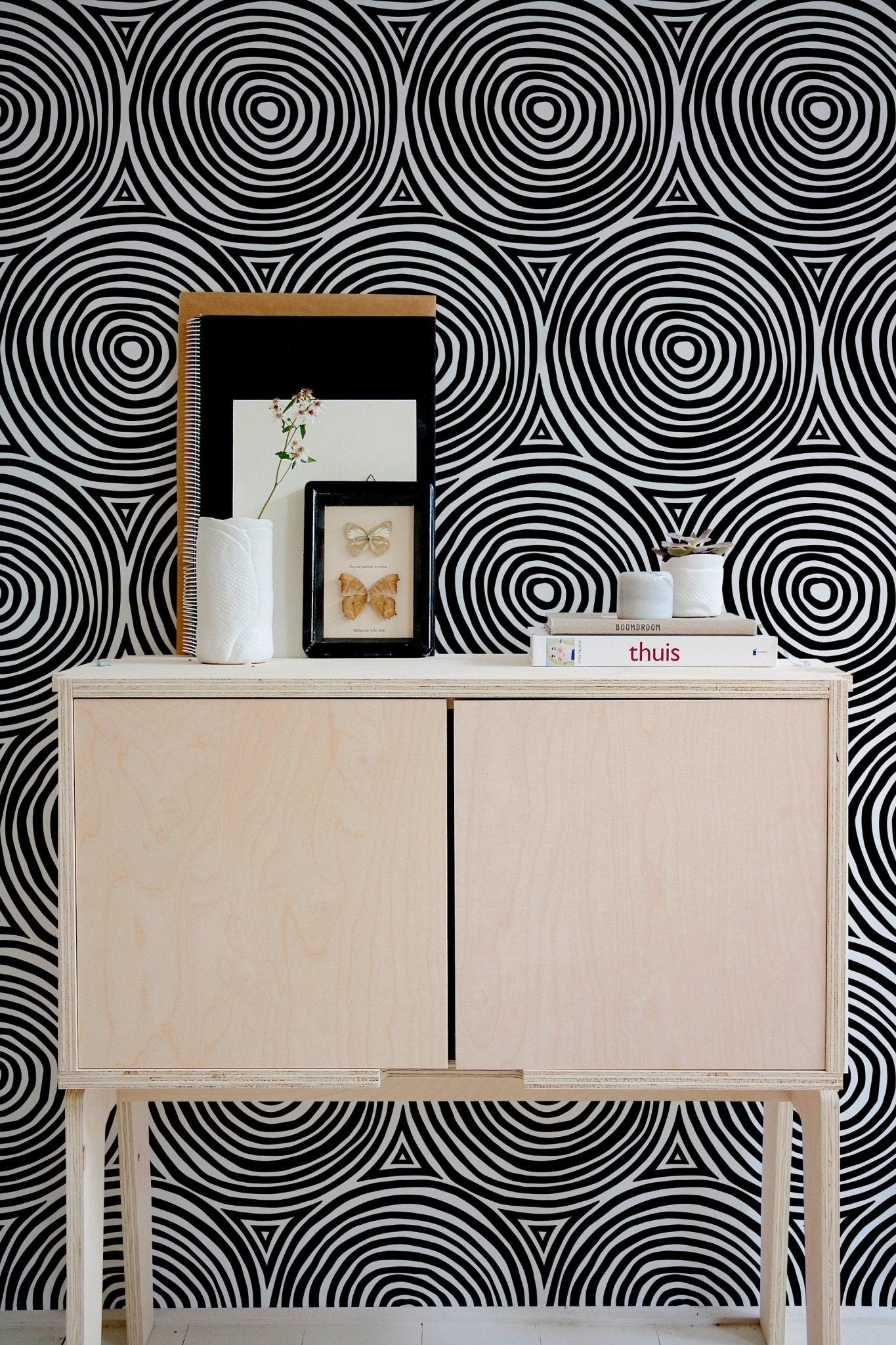 Geometric Circular Motion Wallpaper - B710 - WallTrend