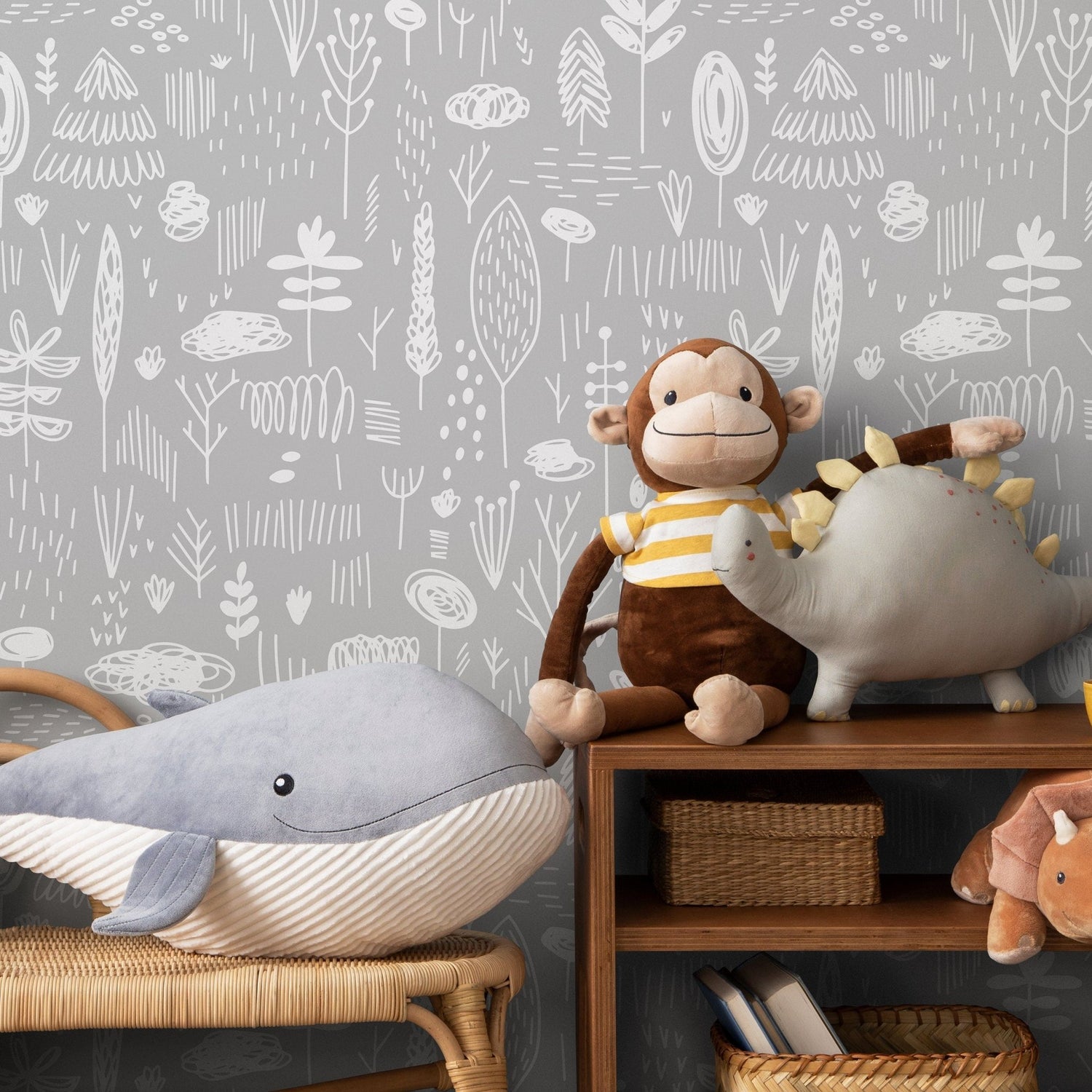 Removable Wallpaper Peel and Stick Wallpaper Minimalistic Wallpaper Room Decor Wall Art - A701 - WallTrend