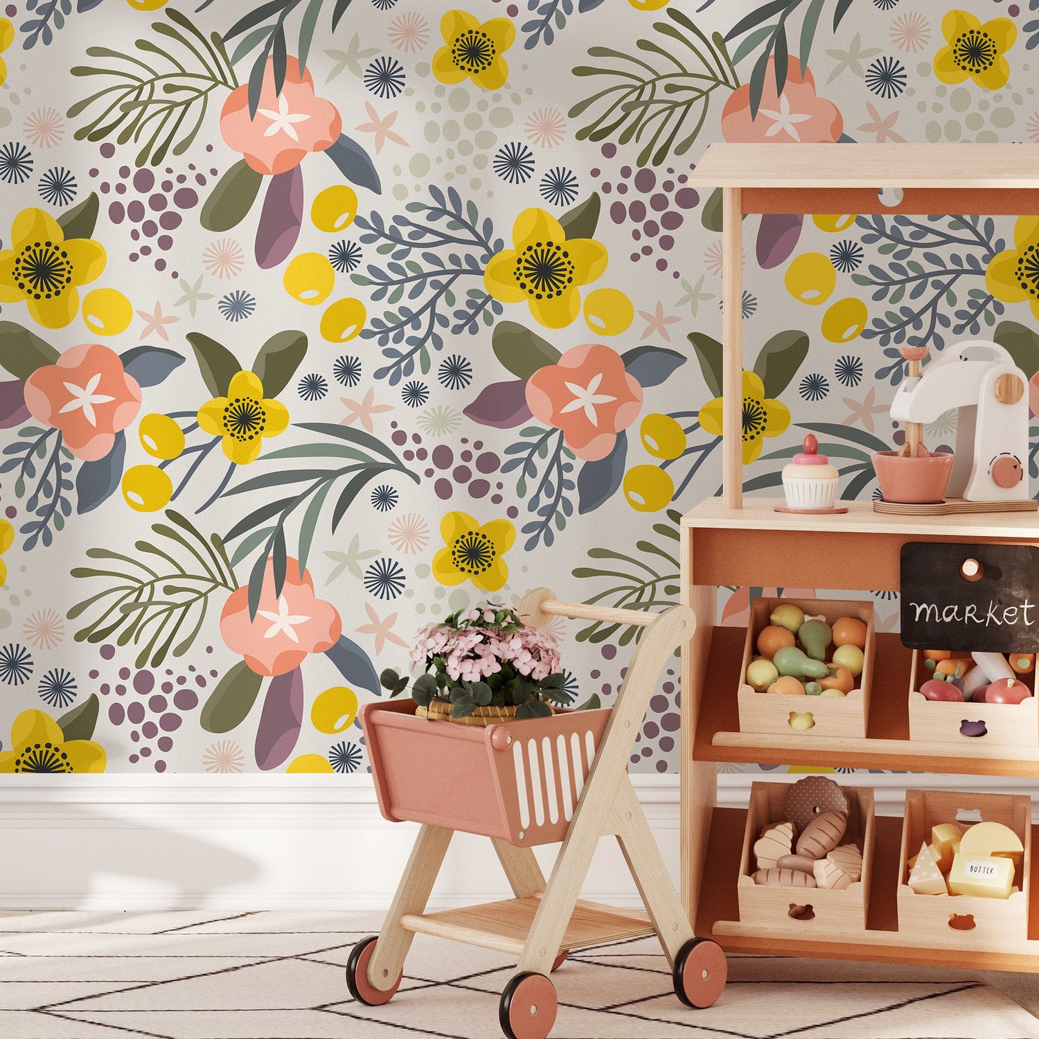 Removable Wallpaper Peel and Stick Wallpaper Wall Paper Wall Mural Temporary Wallpaper Wall Mural - A715 - WallTrend