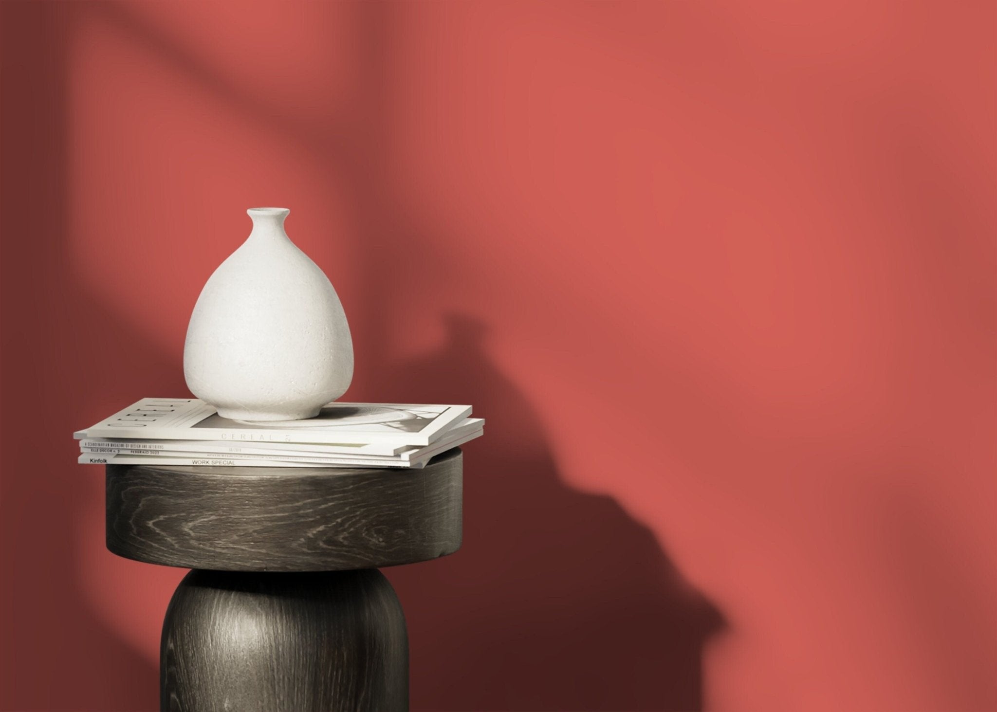 Solid Coral Wallpaper - D462 – WallTrend