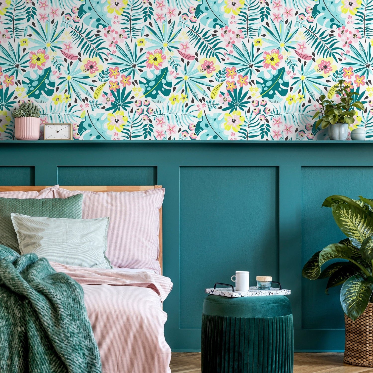 Tropical Bliss Wallpaper - A831 - WallTrend