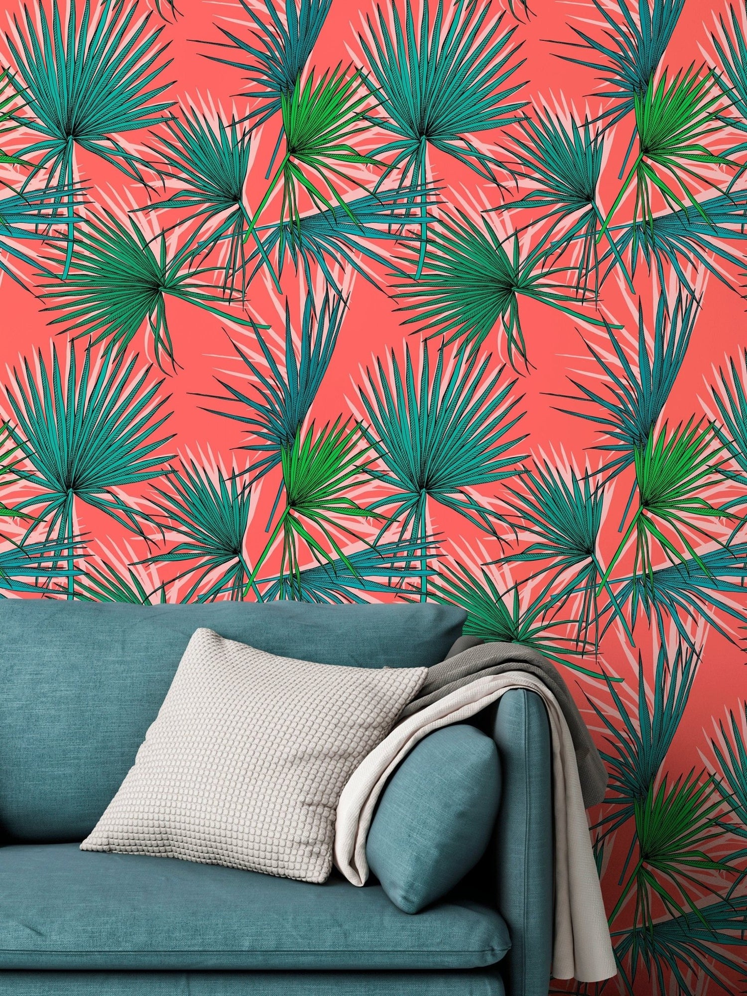 Tropical Bliss Wallpaper - B548 - WallTrend