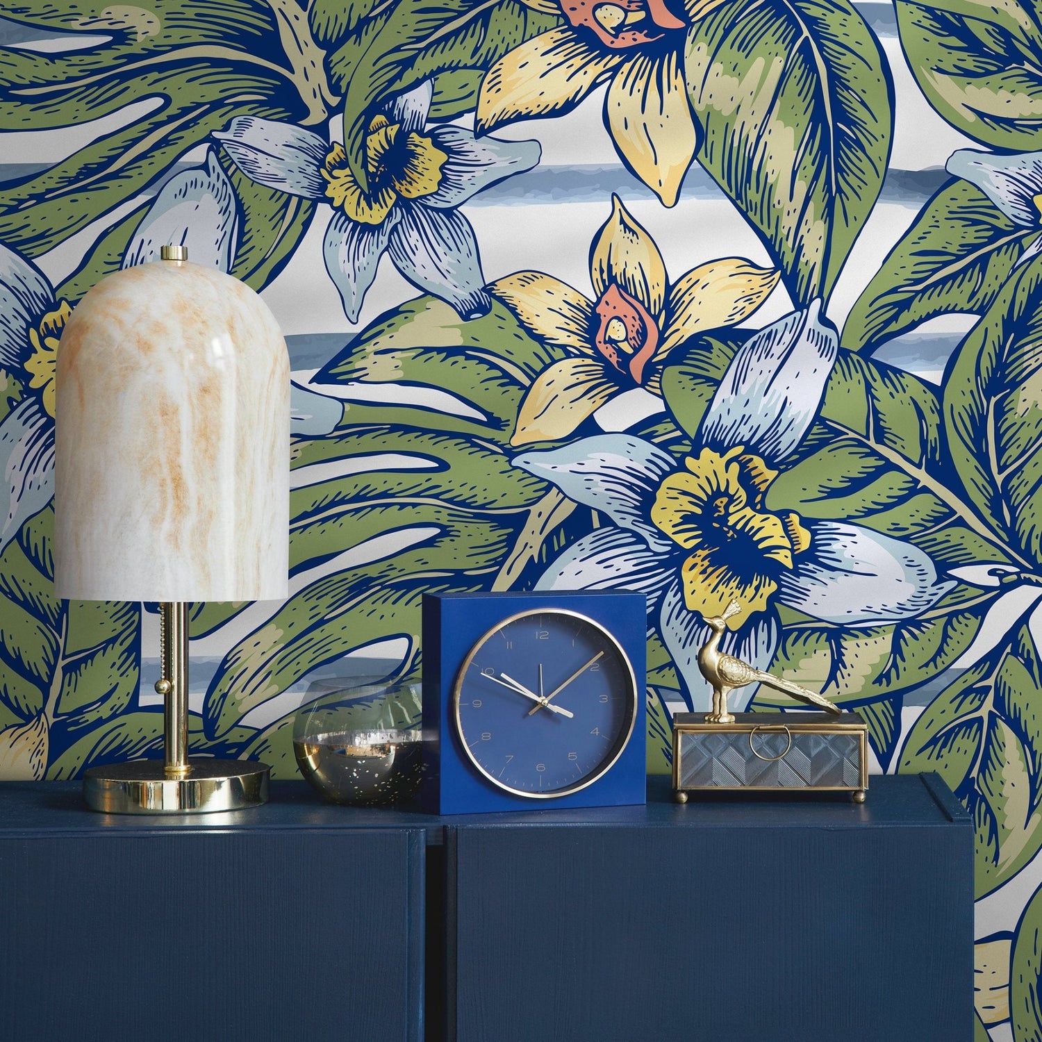Tropical Foliage Wallpaper - A969 - WallTrend