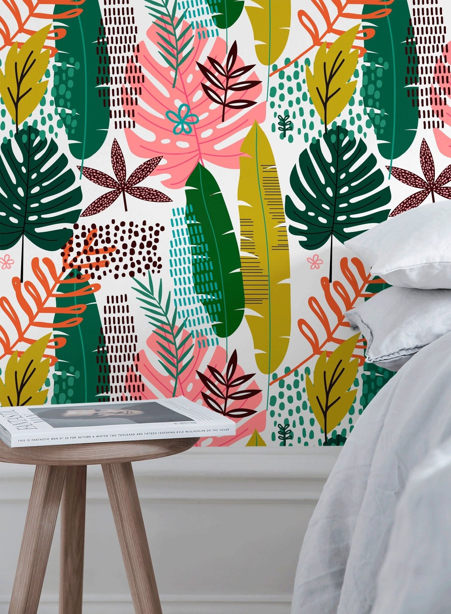 Tropical Foliage Wallpaper - B850 - WallTrend