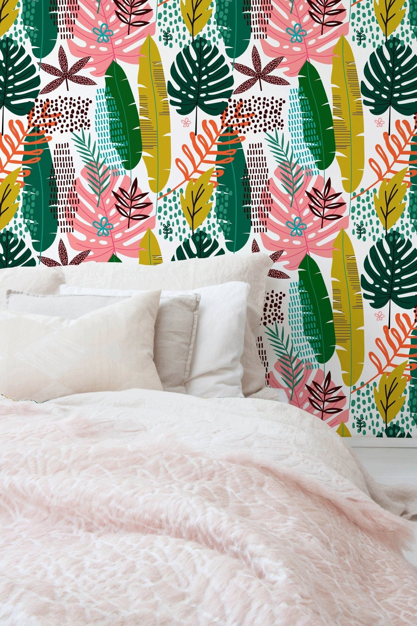 Tropical Foliage Wallpaper - B850 - WallTrend