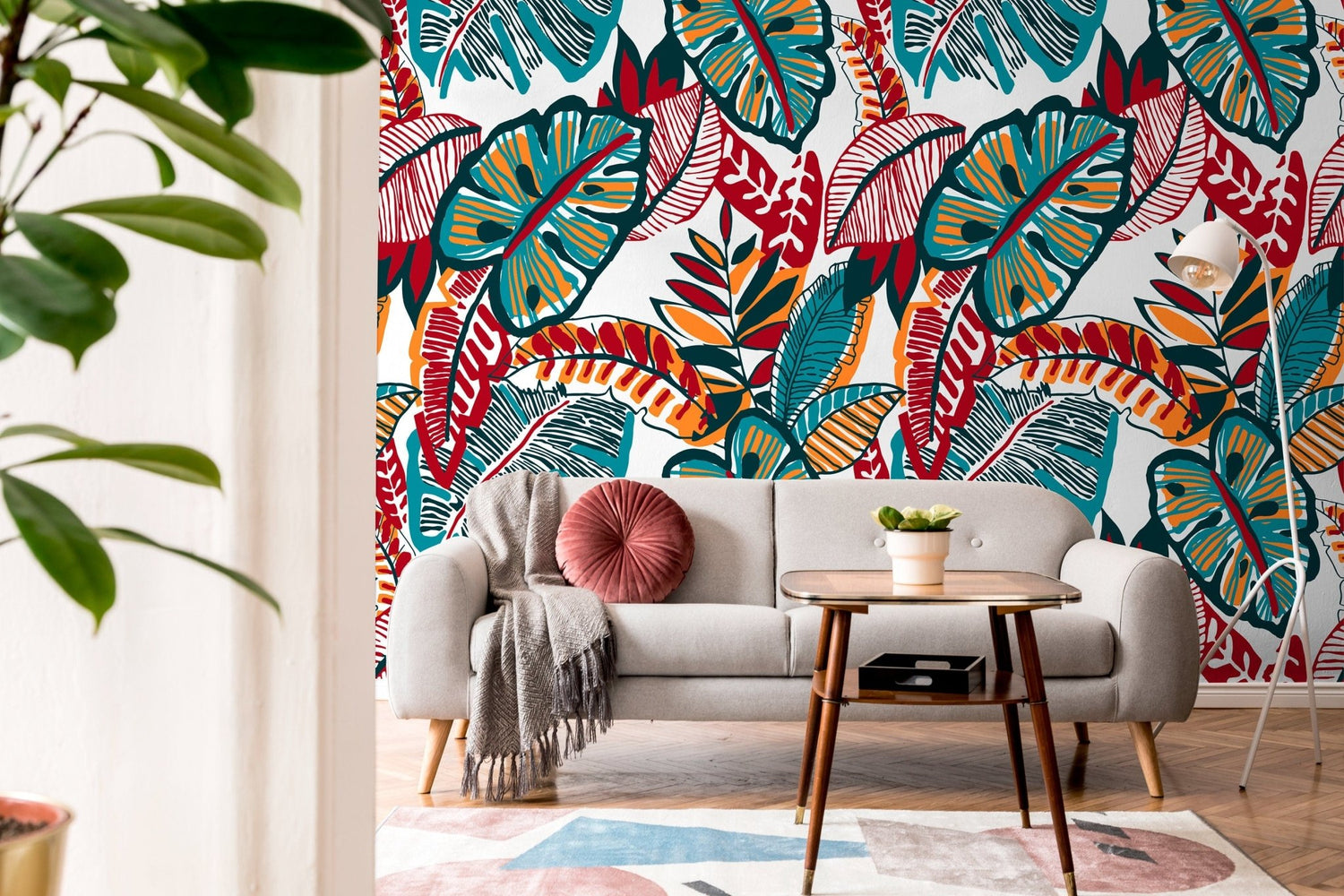 Tropical Foliage Wallpaper - C430 - WallTrend