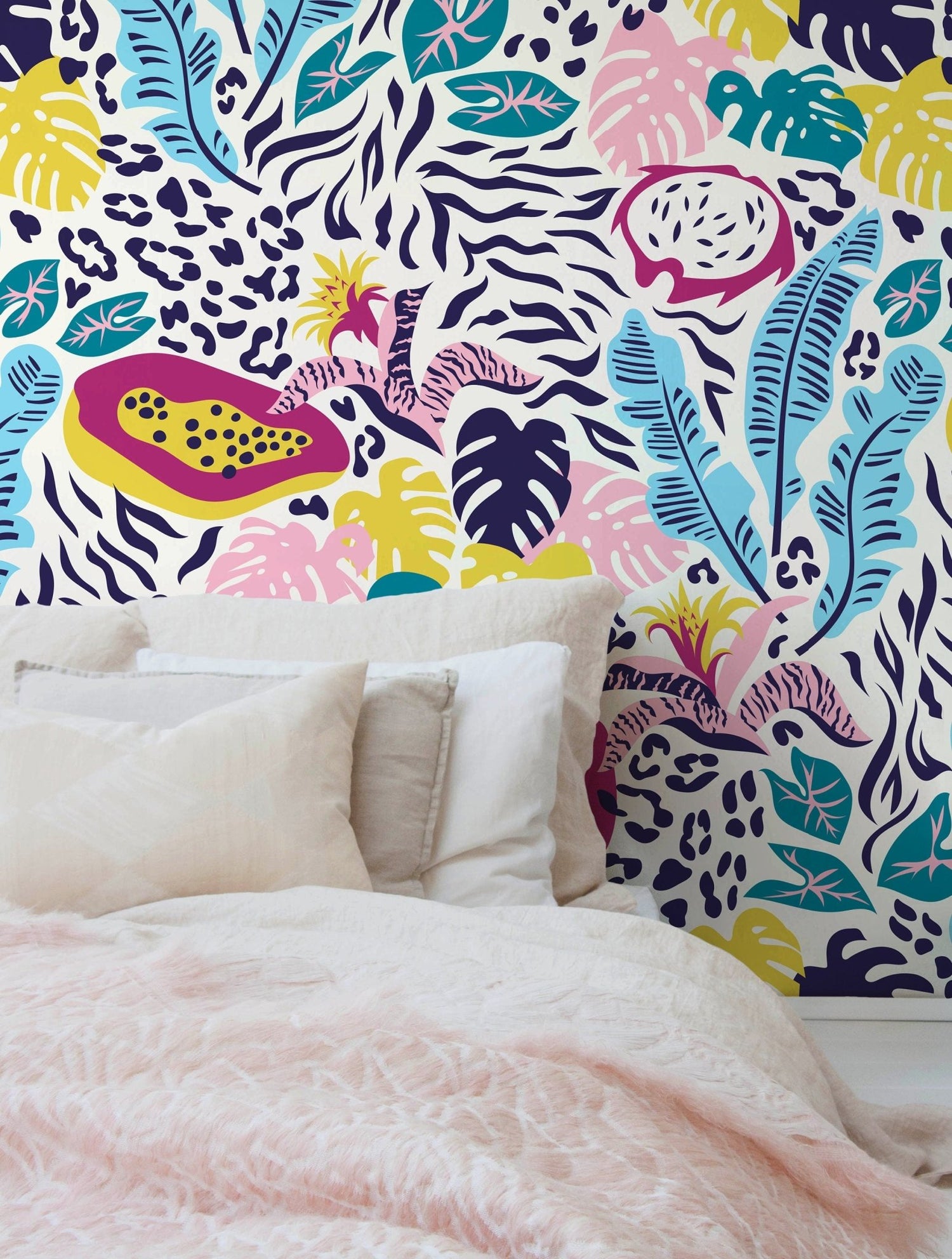 Tropical Safari Wallpaper - C396 - WallTrend