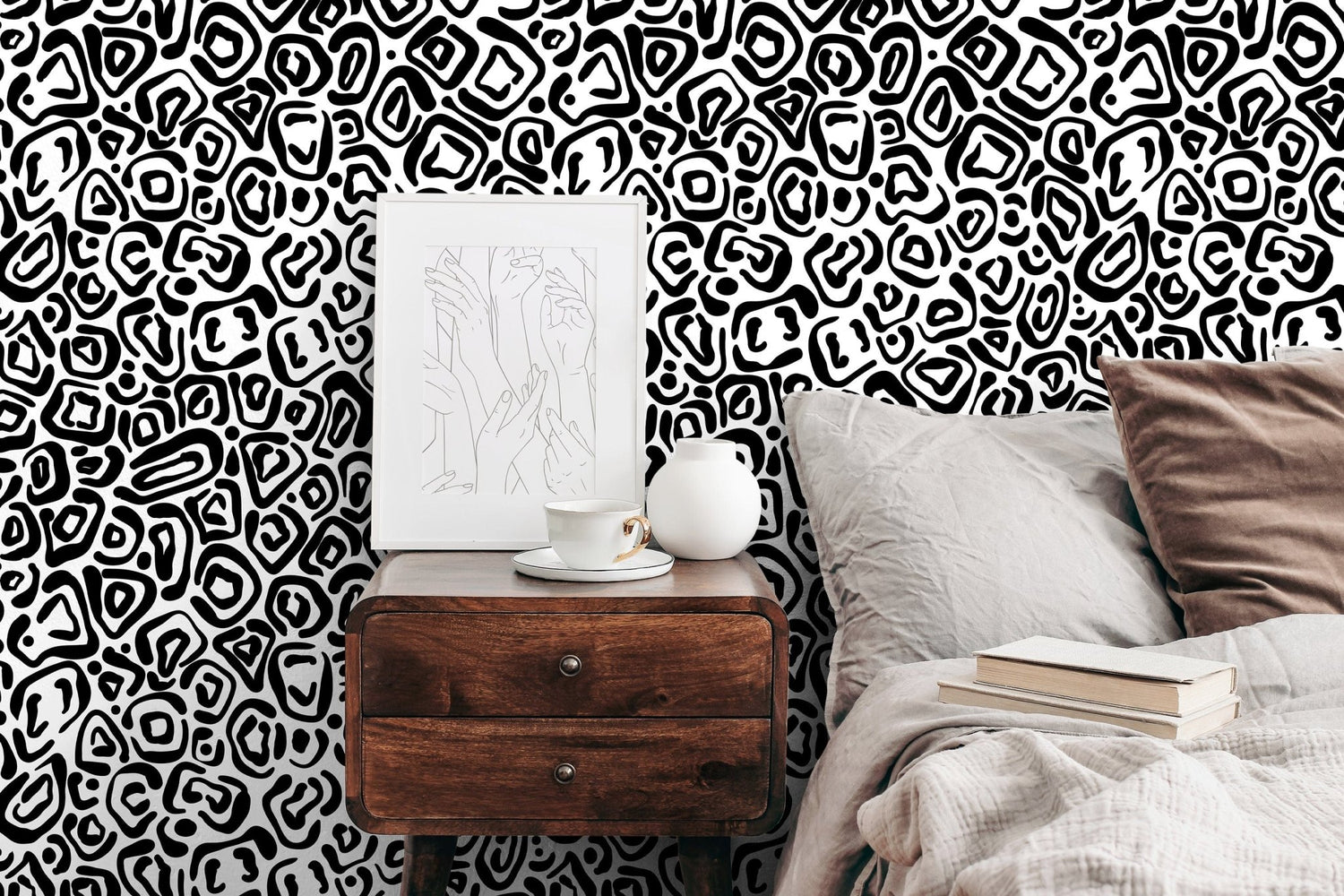 Abstract Animal Print Wallpaper - C314 - WallTrend