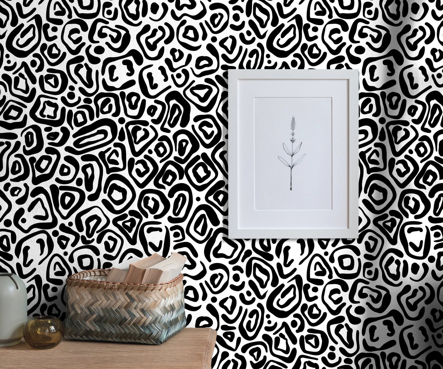 Abstract Animal Print Wallpaper - C314 - WallTrend