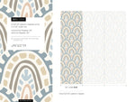 Abstract Arch Motif Wallpaper - D354 - WallTrend