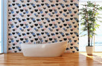 Abstract Arcs and Dots Wallpaper - B365 - WallTrend