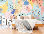 Abstract Art Collage Wallpaper - B482 - WallTrend