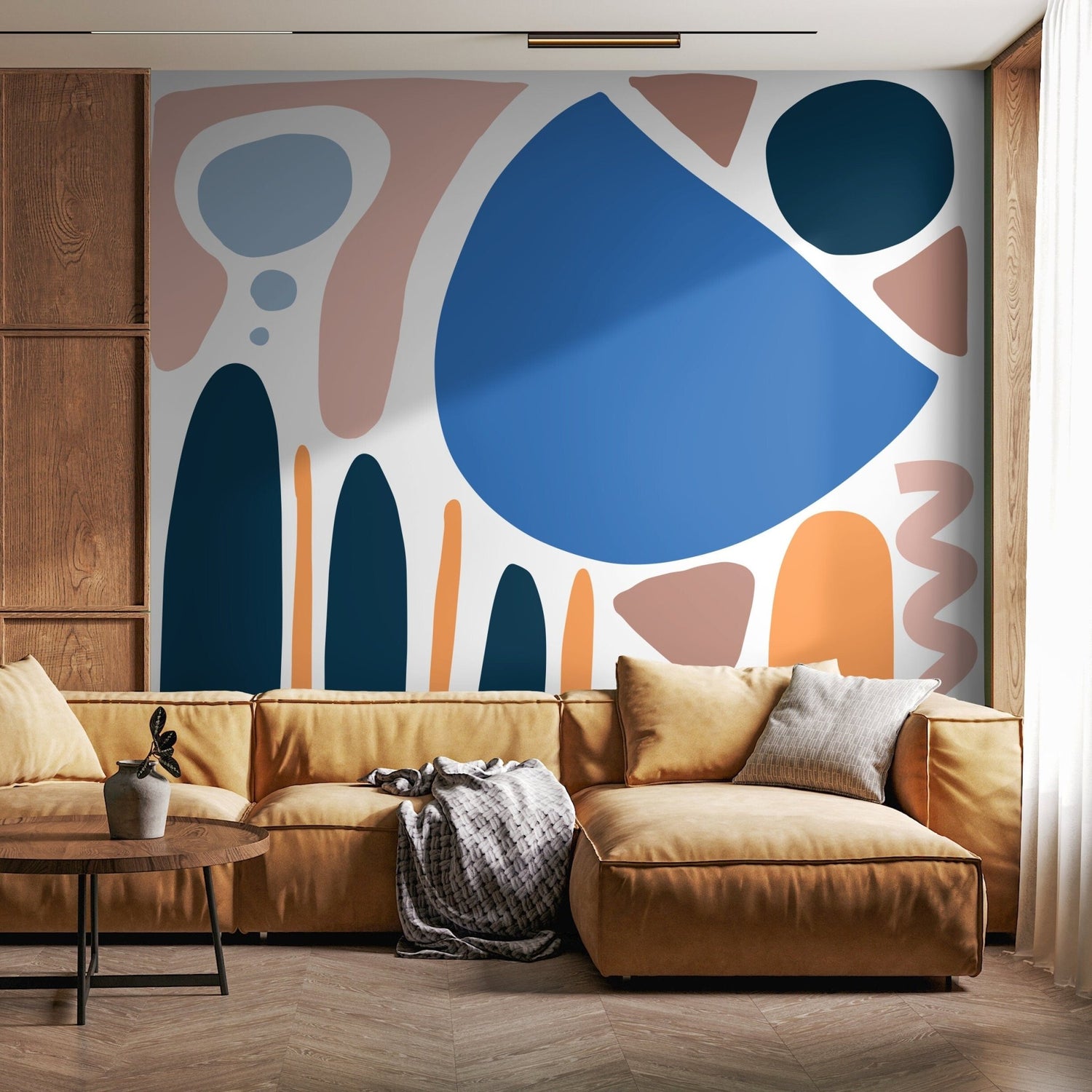 Abstract Art Composition Wallpaper - C072 - WallTrend