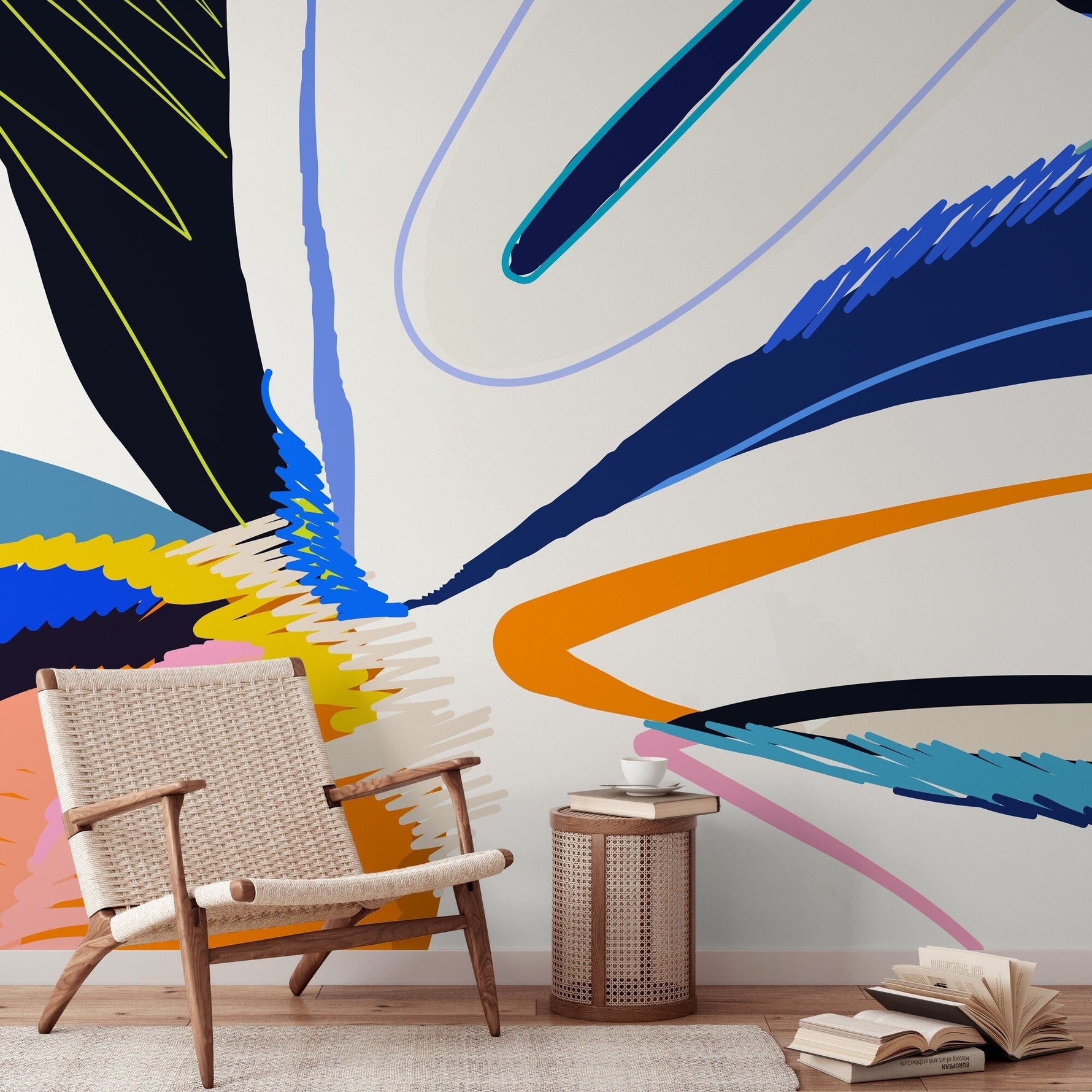 Abstract Art Extravaganza Wallpaper - C447 - WallTrend