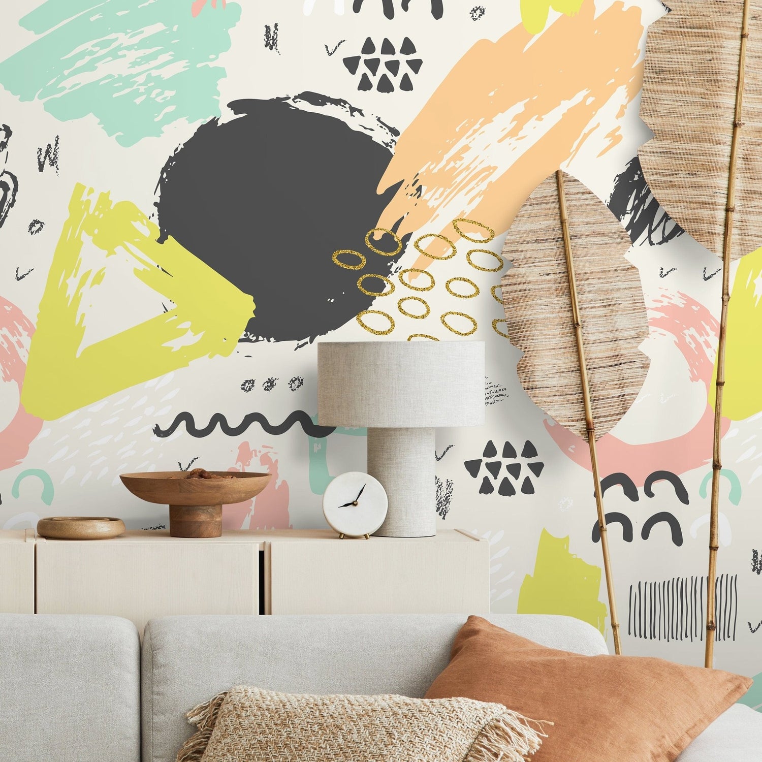 Abstract Artistry Wallpaper - A695 - WallTrend