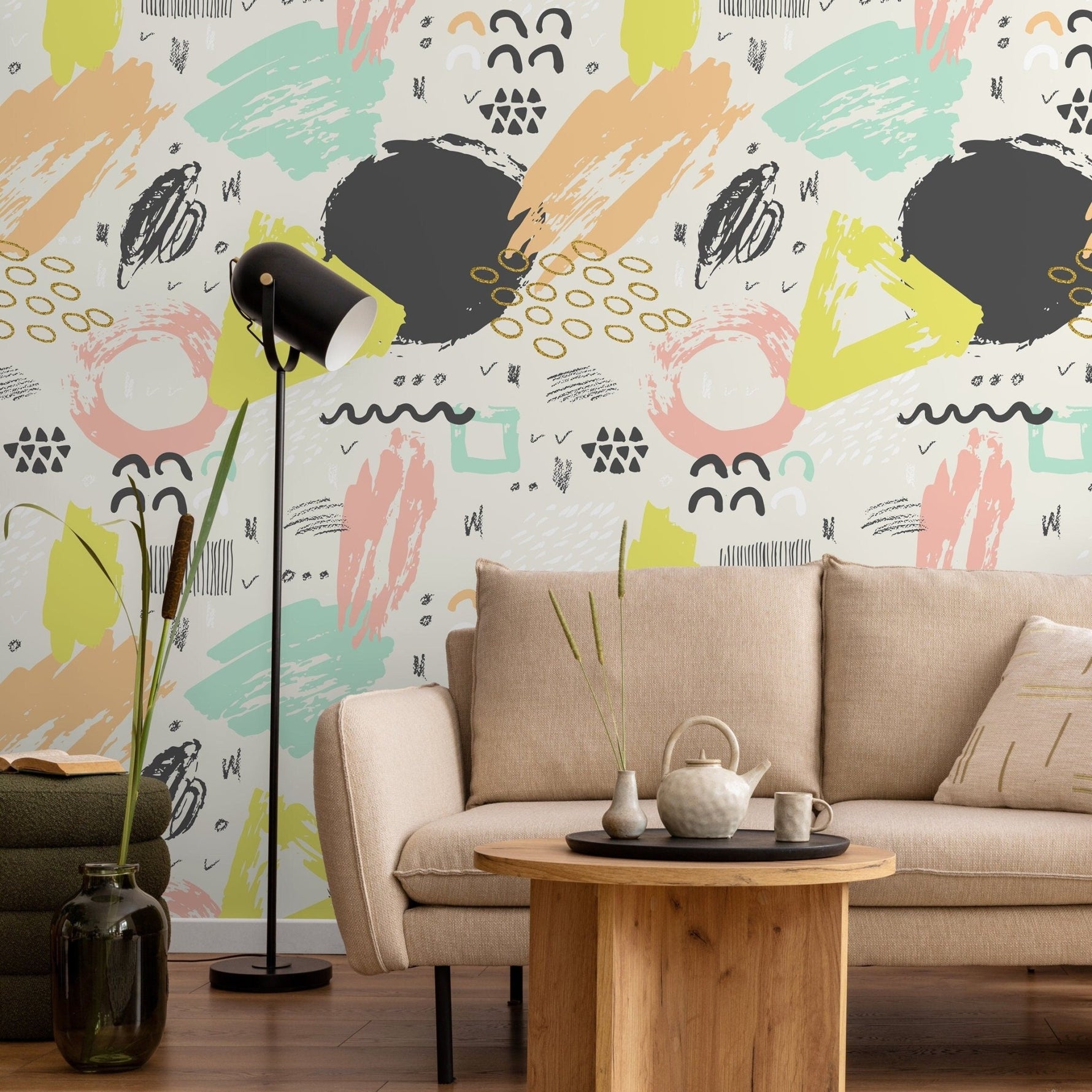 Abstract Artistry Wallpaper - A695 - WallTrend