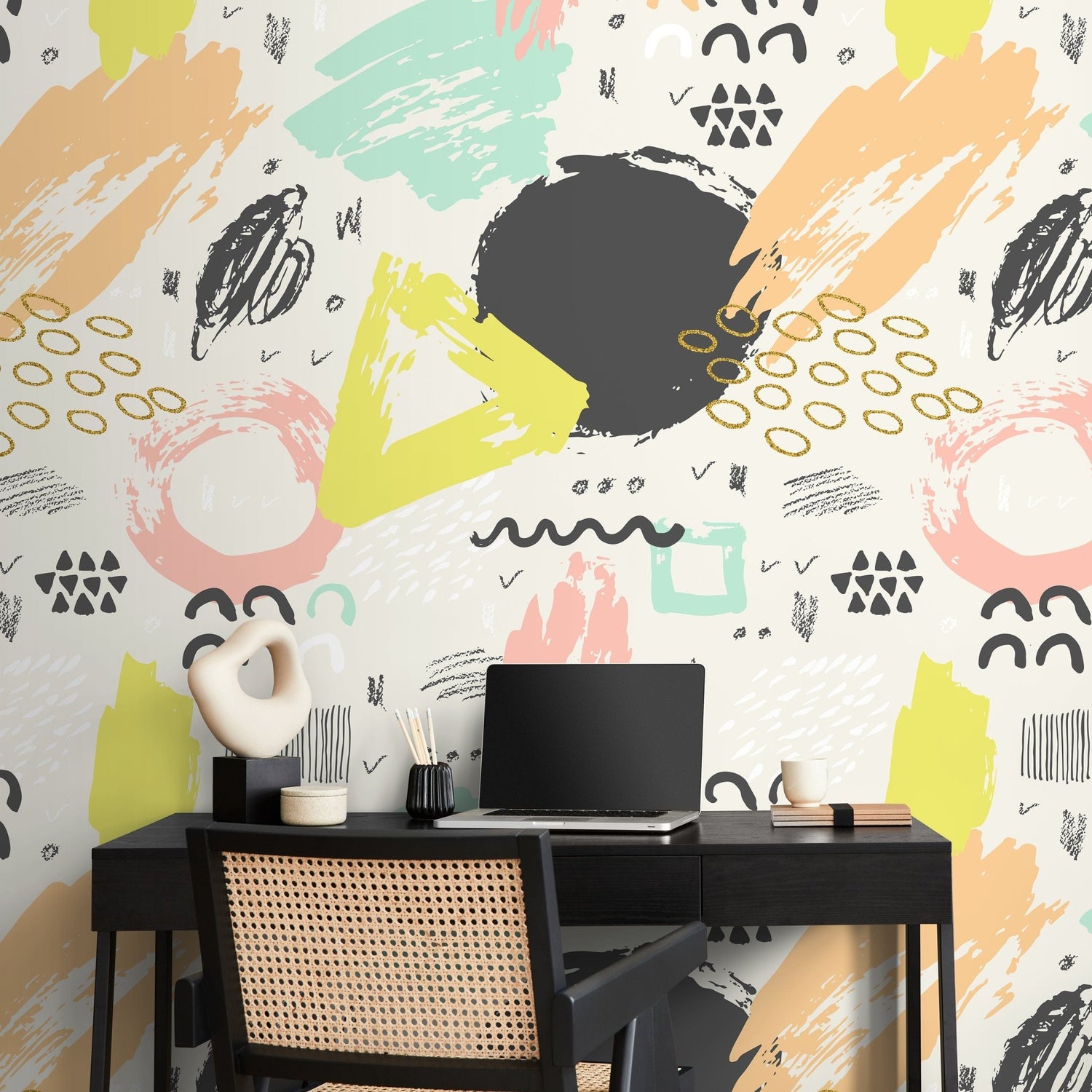 Abstract Artistry Wallpaper - A695 - WallTrend