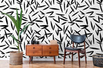 Abstract Bamboo Sketch Wallpaper - X118 - WallTrend