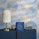 Abstract Blue Dot Mosaic Wallpaper - A053 - WallTrend