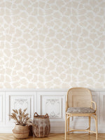 Abstract Botanical Fan Shapes Wallpaper - C683 - WallTrend