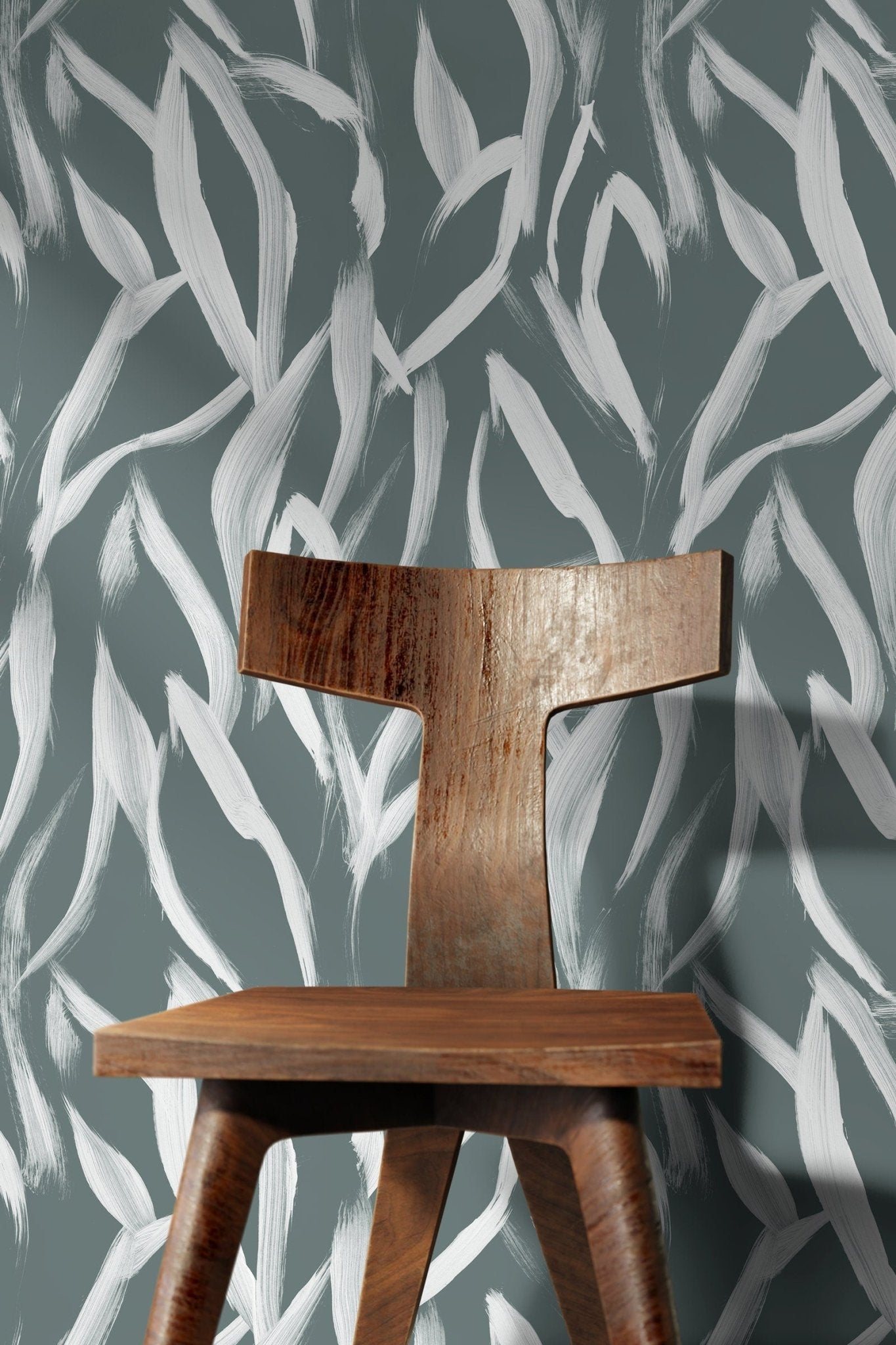 Abstract Brushstroke Chaos Wallpaper - C901 - WallTrend