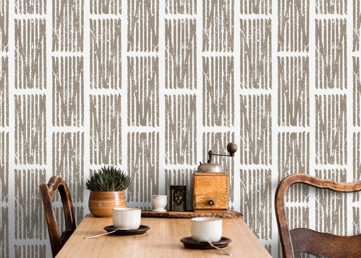 Abstract Brushstroke Harmony Wallpaper - C551 - WallTrend