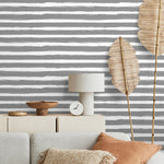 Abstract Brushstroke Wallpaper - A018 - WallTrend