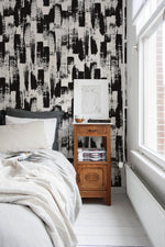 Abstract Brushstroke Wallpaper - B086 - WallTrend