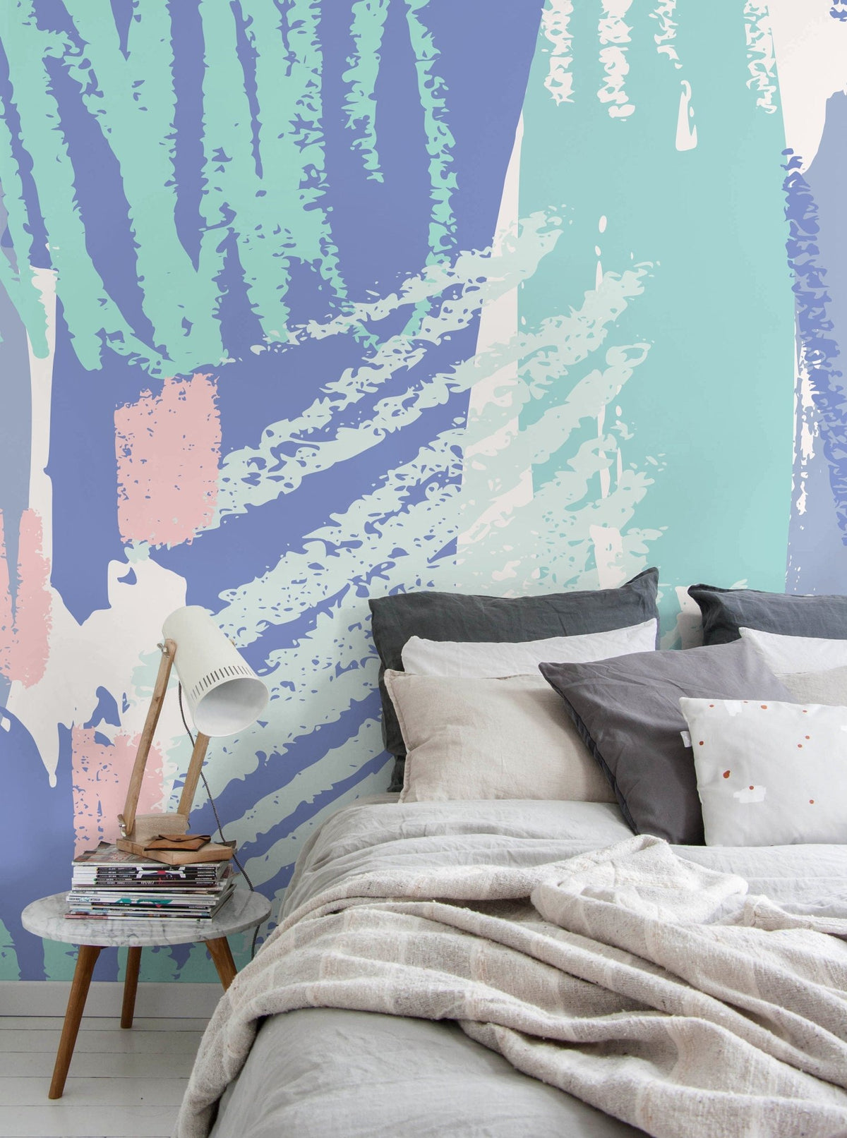 Abstract Brushstrokes Wallpaper - B358 - WallTrend