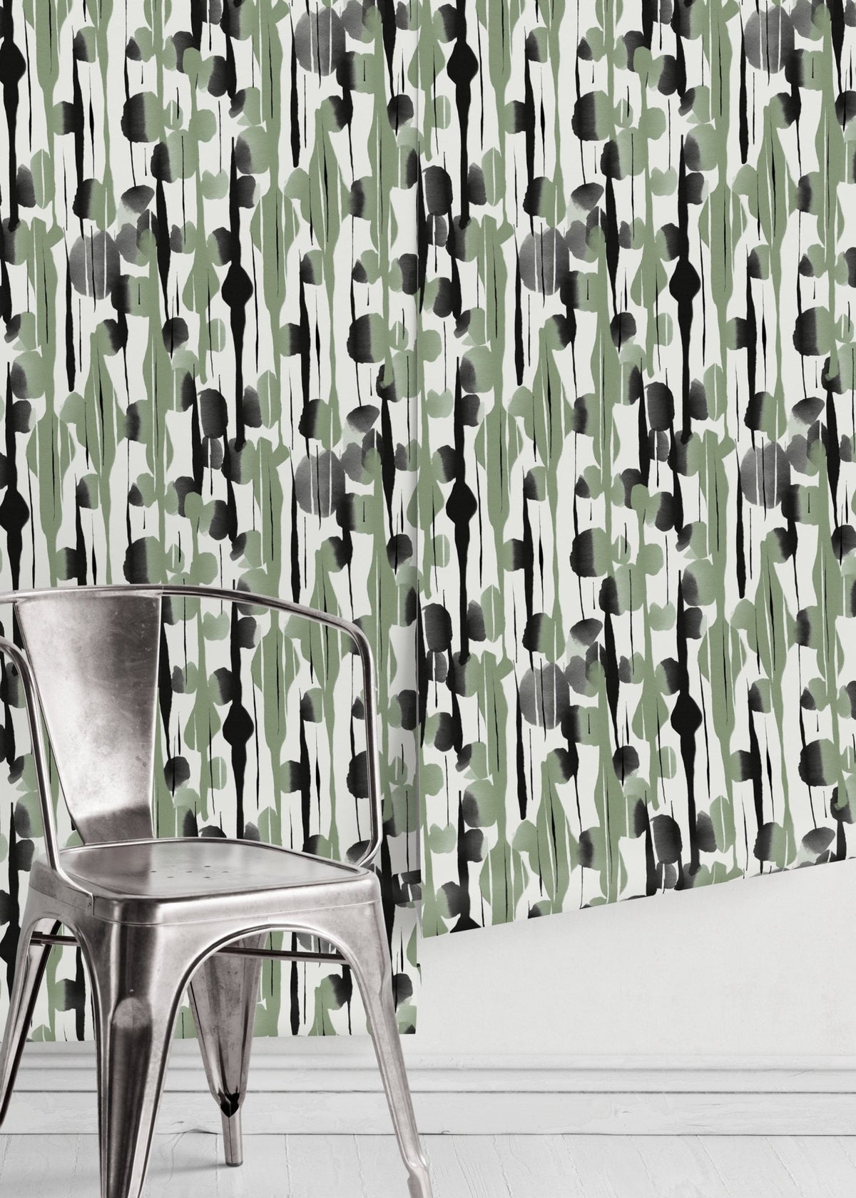 Abstract Brushstrokes Wallpaper - D537 - WallTrend