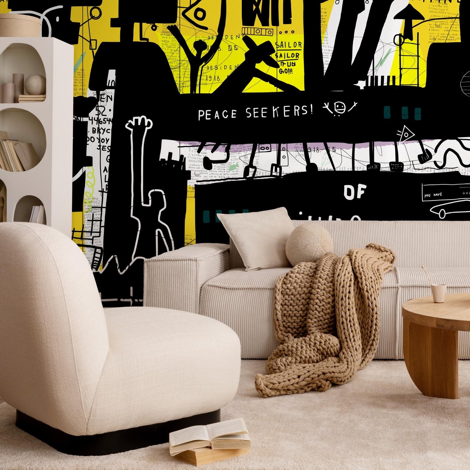 Abstract Cityscape Wallpaper - B704 - WallTrend