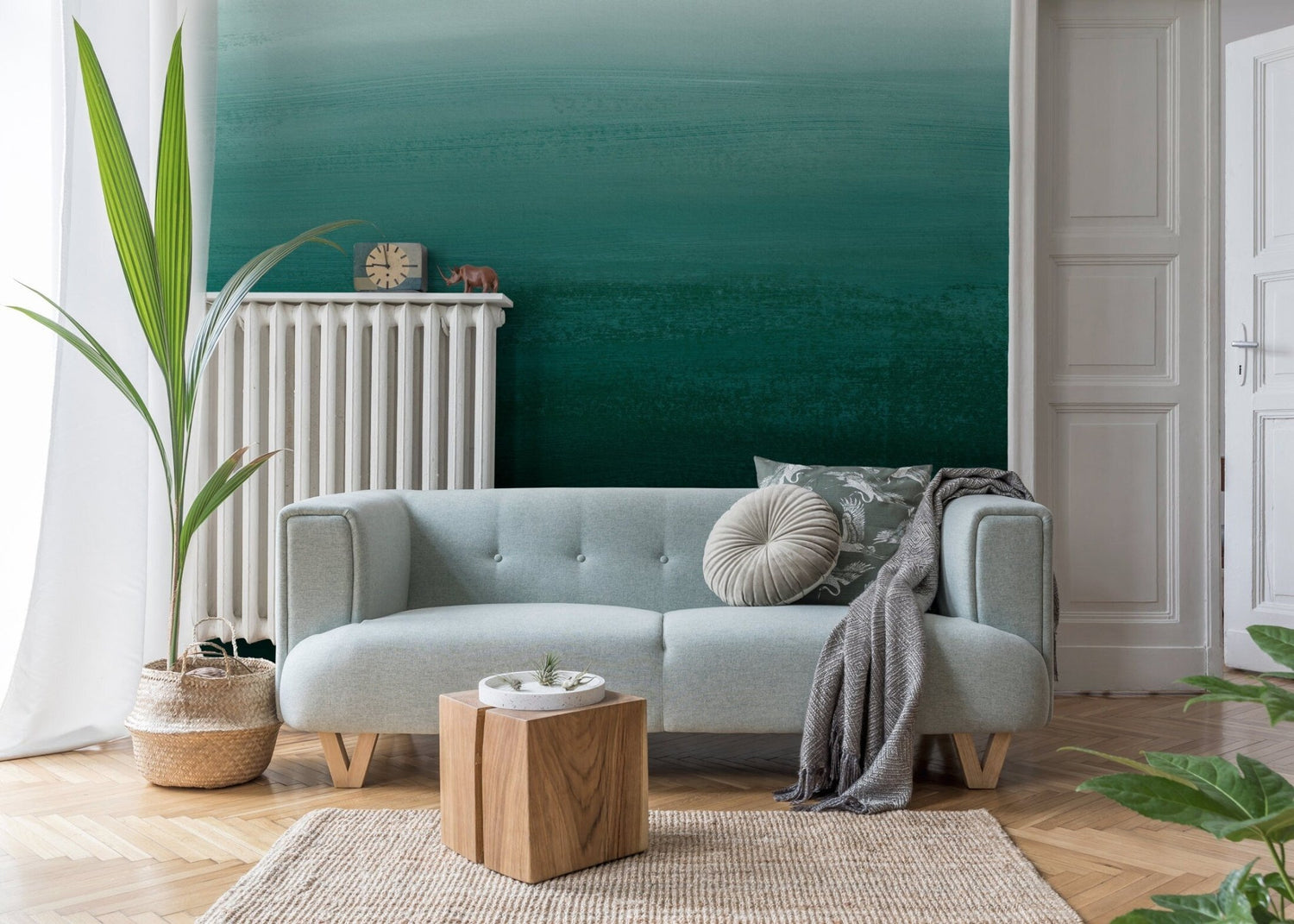 Abstract Coastal Serenity Wallpaper - X162 - WallTrend