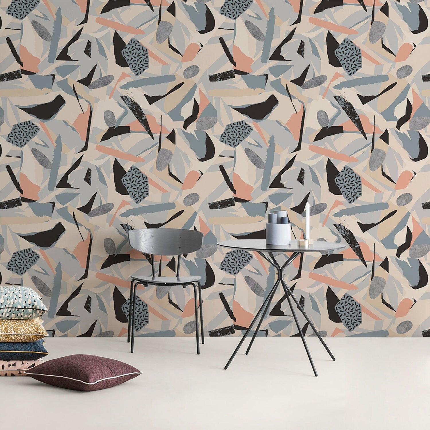 Abstract Collage Wallpaper - B305 - WallTrend