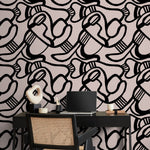 Abstract Curves and Lines Wallpaper - X133 - WallTrend