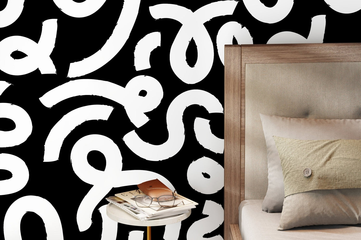 Abstract Curves Wallpaper - B568 - WallTrend